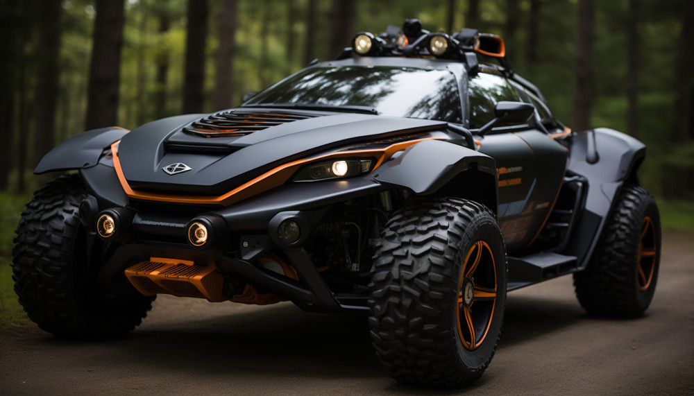 Tiger X the drone vehicle signed Hyundai